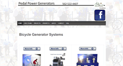 Desktop Screenshot of pedalpowergenerator.com